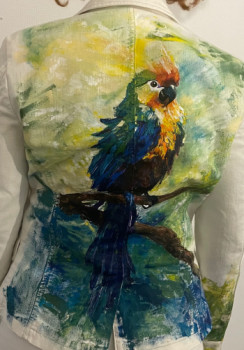 Named contemporary work « Oiseau exotique », Made by MAUD THOMAS