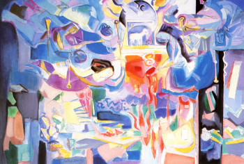 Named contemporary work « Le premier ange sonna », Made by LOUIS CAILLAUD D'ANGERS