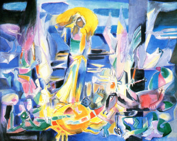Named contemporary work « Venez ! Ralliez le grand festin de Dieu », Made by LOUIS CAILLAUD D'ANGERS