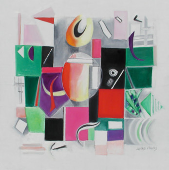 Named contemporary work « Matin clair III », Made by LOUIS CAILLAUD D'ANGERS