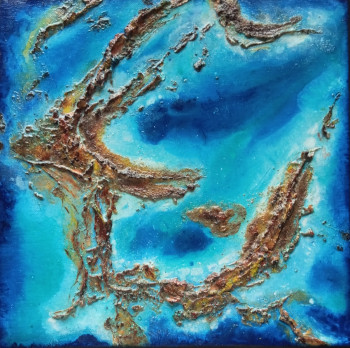 Named contemporary work « Aérienne 9 », Made by SOPHIE LECESNE