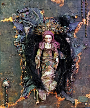 Named contemporary work « Angel Steampunk », Made by ICIAR