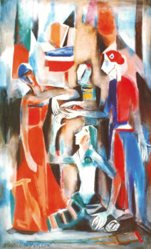 Named contemporary work « L'Union fraternelle , 28 août 1789 », Made by LOUIS CAILLAUD D'ANGERS