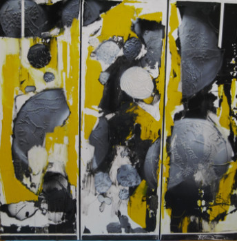 Named contemporary work « Paysage électromagnétique III », Made by FERNANDEZ