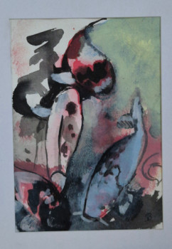 Named contemporary work « Poissons 2 », Made by VALERY