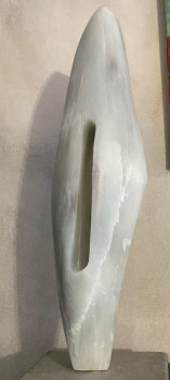 Named contemporary work « Stéatite grise/ verte d’inde », Made by NOIRIK