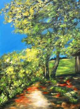 Named contemporary work « Le sentier », Made by ESTELLE BARBET