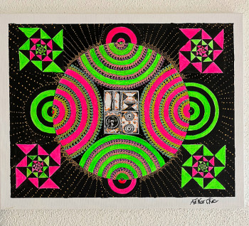 Named contemporary work « Spiral s live », Made by ART'NAR CHIC