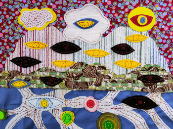 Named contemporary work « "Mes yeux" », Made by ESTEBAN PENA VILLAGRAN
