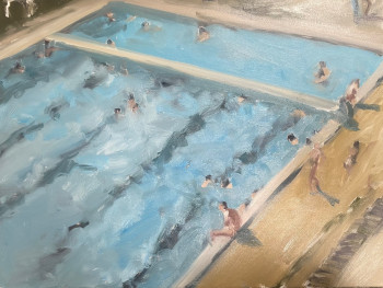 Named contemporary work « Piscine 6 », Made by RéBECCA LOULOU