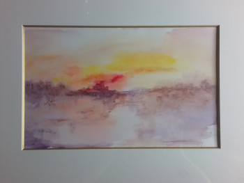 Named contemporary work « Paysage », Made by BONVARLET