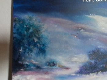Named contemporary work « Bleu », Made by BONVARLET