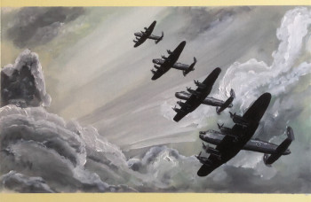 Named contemporary work « WW2 - The Sky », Made by OBINO