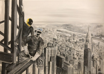 Named contemporary work « Building an Empire », Made by OBINO