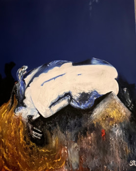 Named contemporary work « Danaide Desnuda », Made by MIC TREMENS
