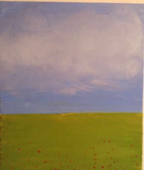Named contemporary work « Horizon », Made by MONIQUE CAMBRAI