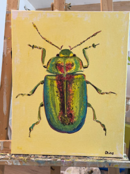Named contemporary work « Scarabocchio », Made by OBINO