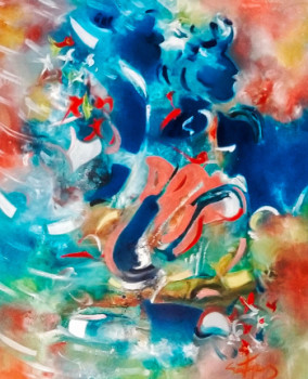 Named contemporary work « Alegría », Made by GIO SAINT PERE