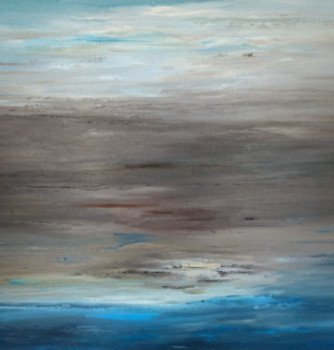 Named contemporary work « Sable rouge », Made by ISABELLE THERACHE