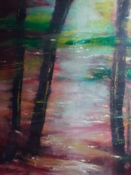 Named contemporary work « Arbres », Made by BONVARLET
