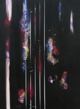 Named contemporary work « CLARINETTE & MAGENTA », Made by CHRISTOPHE CREPIN