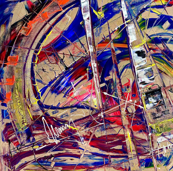 Named contemporary work « 063 », Made by SYUTMARK