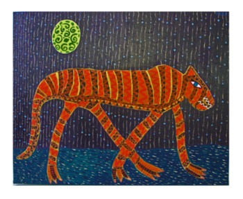 Named contemporary work « Tiger II, Urheberrecht Katharina Kretschmer », Made by KATHARINA KRETSCHMER
