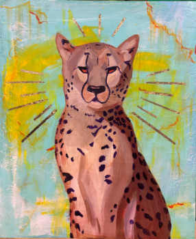 Named contemporary work « Fawn spirit », Made by CATS ARTCORNER