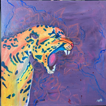 Named contemporary work « Leave me wild », Made by CATS ARTCORNER
