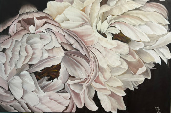 Named contemporary work « Symphonie de fleurs », Made by TATIANA LASHCHENKOVA