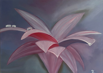 Named contemporary work « Gouttes de rosée », Made by TATIANA LASHCHENKOVA