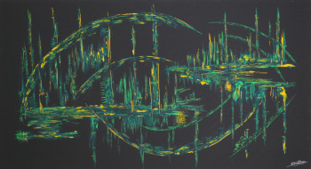 Named contemporary work « EPANOUI », Made by ERIC DELAHAYE