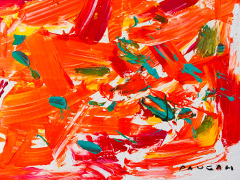 Named contemporary work « Orangeade », Made by PAUGAM PAUGAM DANIEL