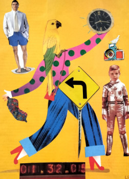 Named contemporary work « Charge mentale », Made by LIELIE SELLIER