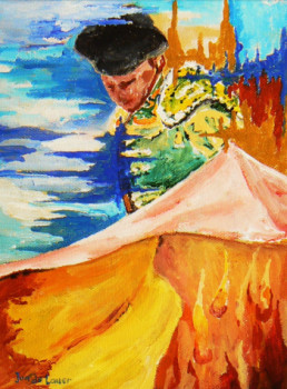 Named contemporary work « Fiesta », Made by JJOURDAN