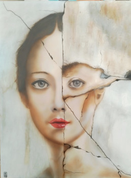 Named contemporary work « La femme de pierre », Made by AERO