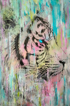 Named contemporary work « Abstract-Animal-10 », Made by TONY DEBS