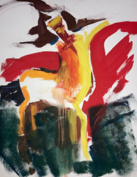 Named contemporary work « Minotaur », Made by PETER GOODCHILD