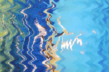 Named contemporary work « Symphonie méditerranéenne », Made by CAROLINE MICHAUD BOUZARD