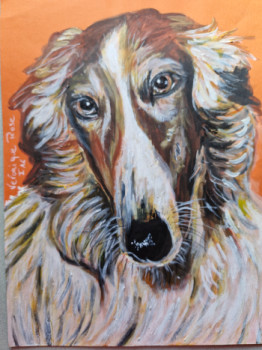 Named contemporary work « Barzoi », Made by VéRONIQUE ROSE