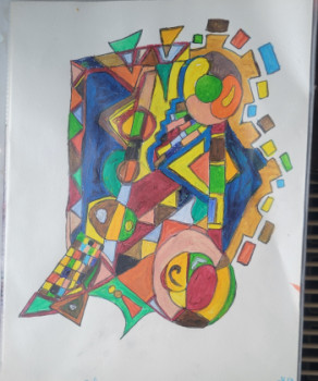Named contemporary work « Le véhicule », Made by VIVIANE