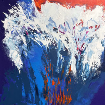 Named contemporary work « BOUQUET ENERGIQUE », Made by KLOO