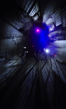 Named contemporary work « Contreplongé », Made by REZINE69KS