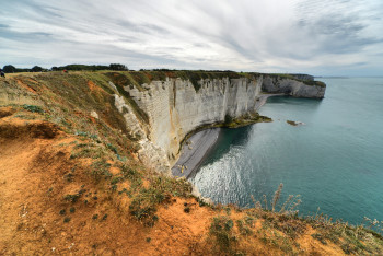 Named contemporary work « FALAISES D'ETRETAT 1 », Made by JEAN-JACQUES MASSOU