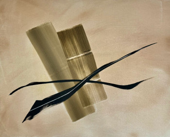 Named contemporary work « temps », Made by MICHEL MIRI