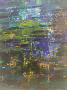 Named contemporary work « Nuits étoilées », Made by KARINE MEYER