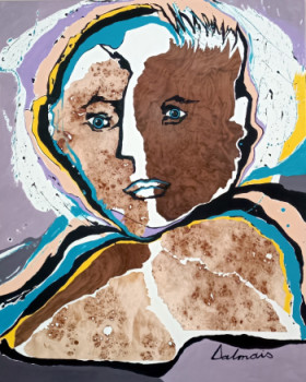 Named contemporary work « Woody », Made by DALMAIS