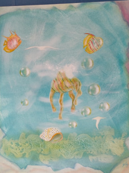 Named contemporary work « Reve », Made by GABY
