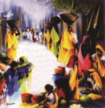 Named contemporary work « ÉCHO DE CIVILISATION », Made by DOCART