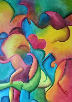 Named contemporary work « Louison for ever », Made by MERRYCAILLOUJUNGLE (MARIE FAIVRE)